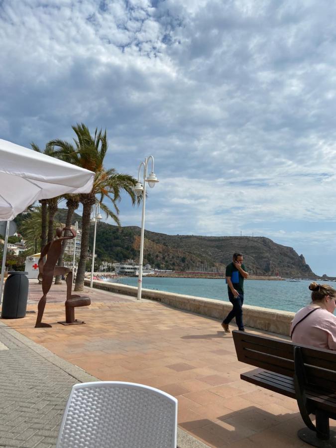 Javea Au Port Vue Mer Devant La Plage Grand Appartement Terrasse Clim Et Wifi Zewnętrze zdjęcie