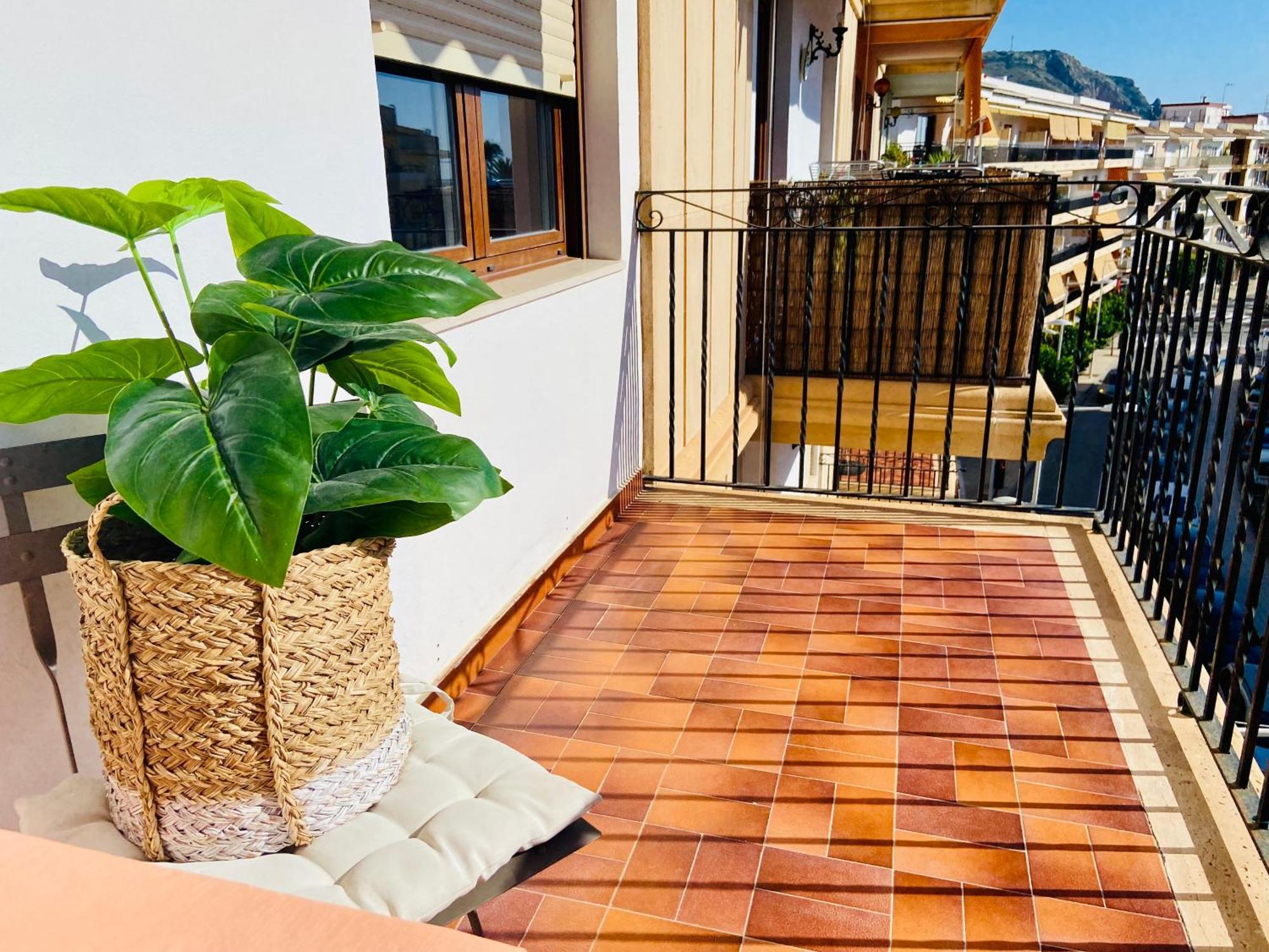 Javea Au Port Vue Mer Devant La Plage Grand Appartement Terrasse Clim Et Wifi Zewnętrze zdjęcie